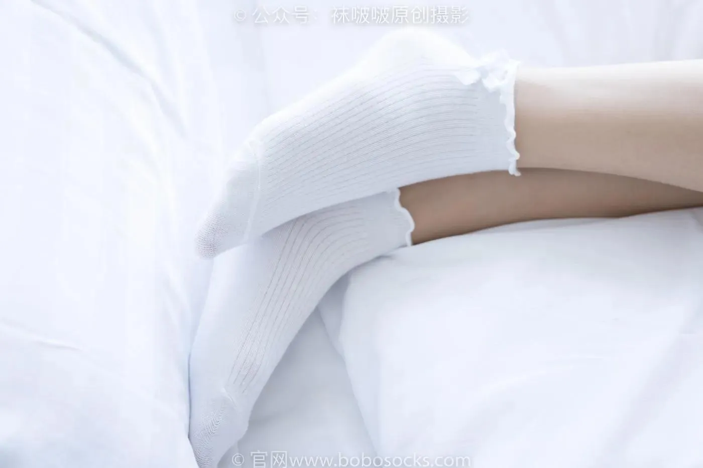 [BoBoSocks袜啵啵]NO.163 小甜豆-空军一号板鞋、白棉袜、肉丝 [135P]插图7